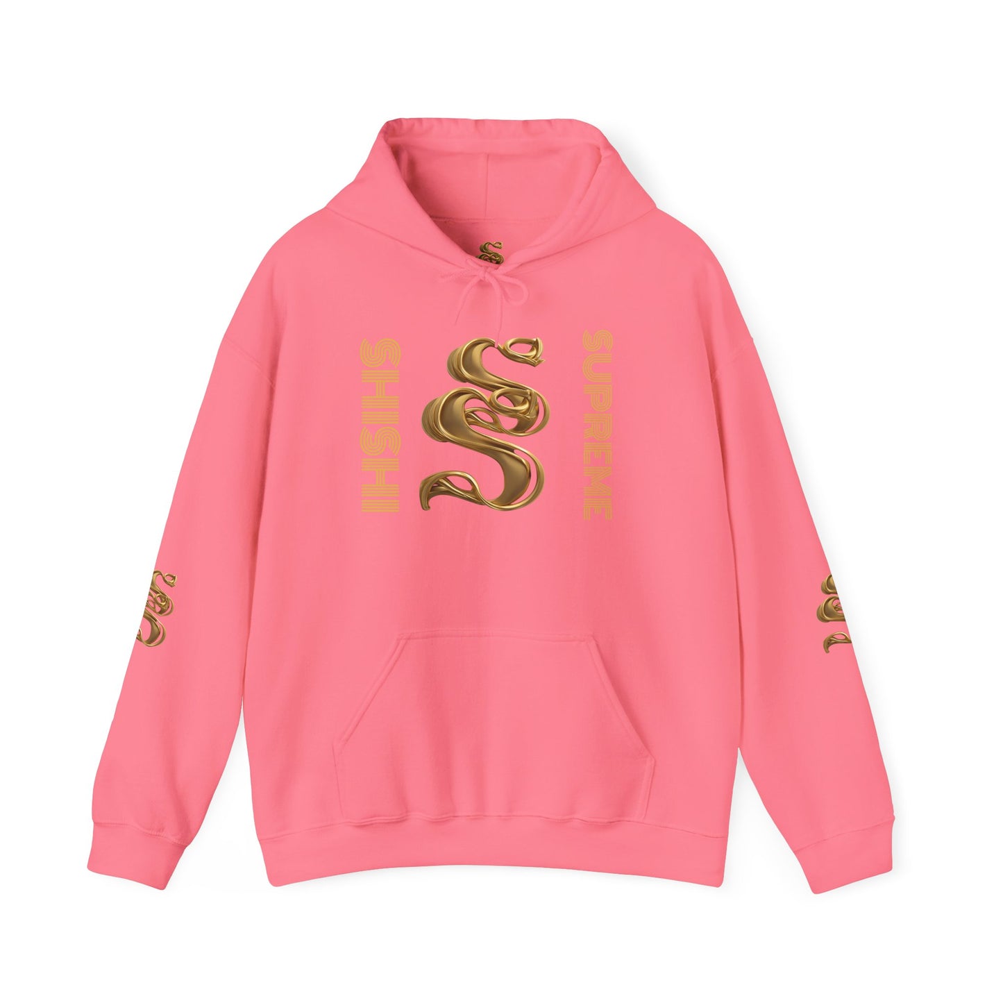 Gold Shishi Supreme Unisex Heavy Blend Hooded Sweatshirt | Stylish Streetwear for Casual Comfort