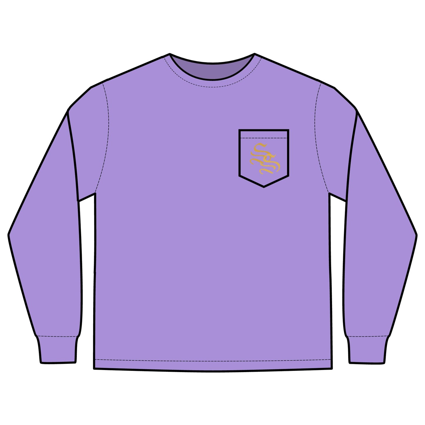 Unisex Long Sleeve Pocket T-Shirt