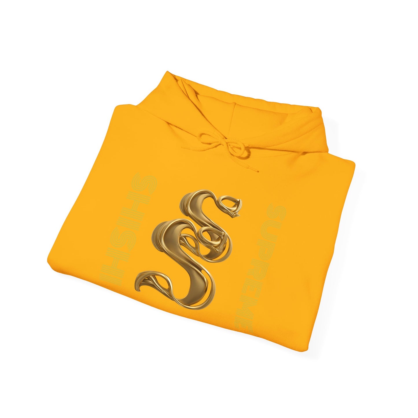 Gold Shishi Supreme Unisex Heavy Blend Hooded Sweatshirt | Stylish Streetwear for Casual Comfort