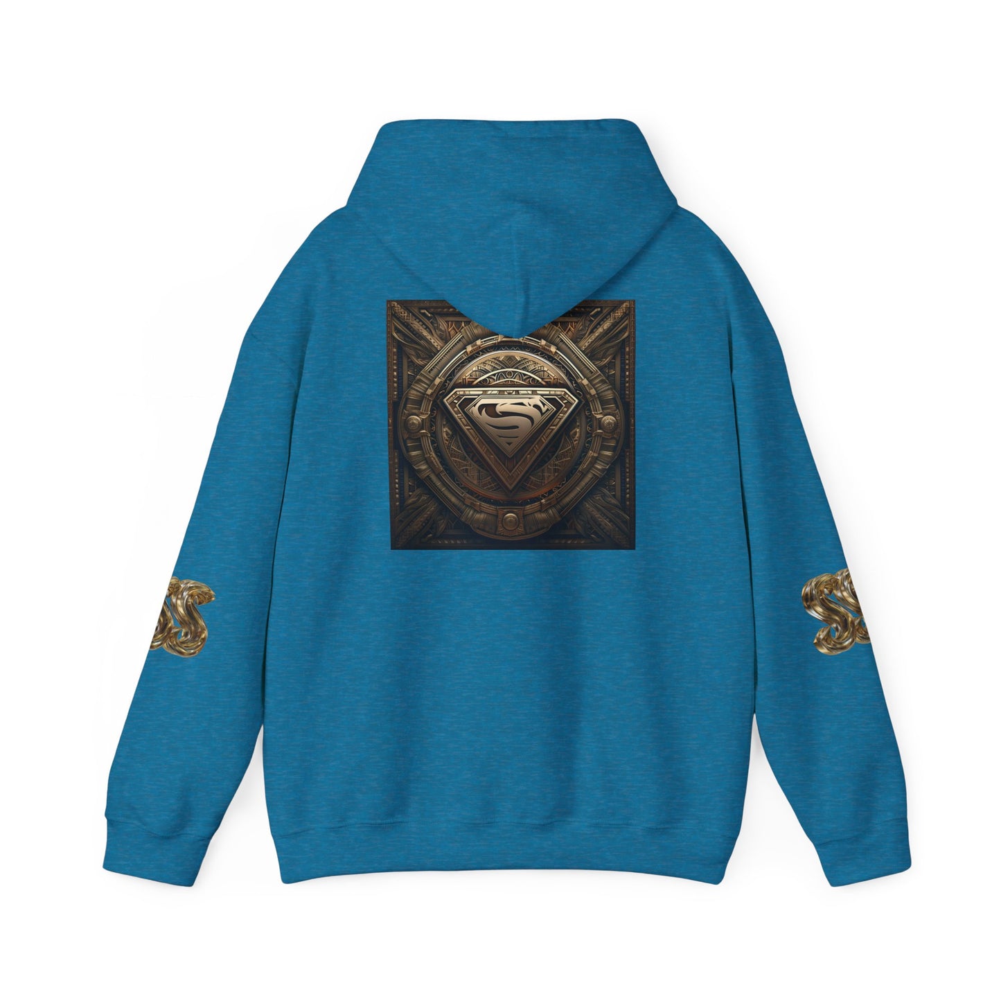 Superhero Heavy Blend™ Hoodie – Stylish Unisex Sweatshirt with Iconic Emblem