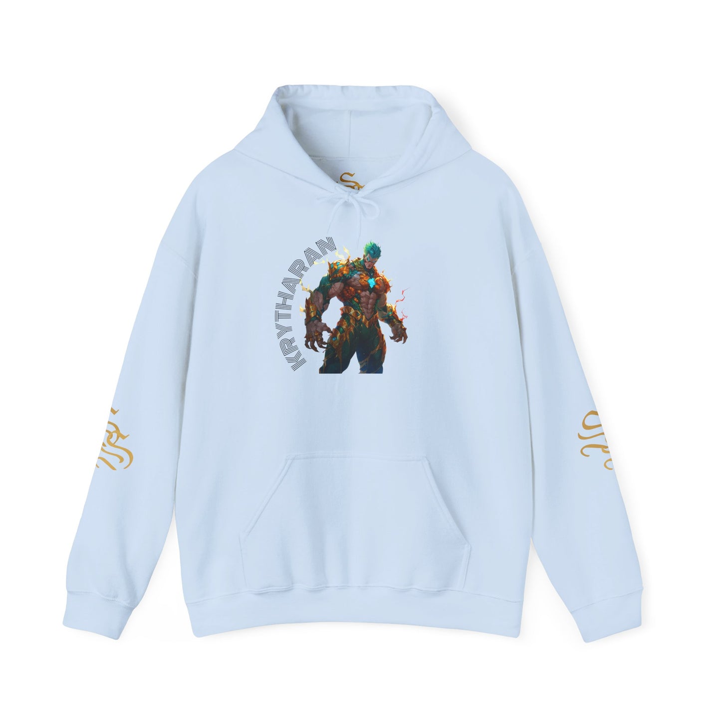 Mythical Creature Unisex Hooded Sweatshirt - Cozy Graphic Hoodie for Fantasy Lovers