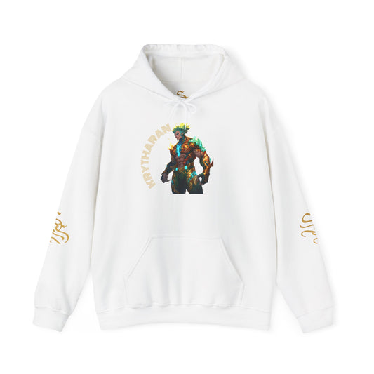 Fantasy-Inspired Unisex Hoodie with Mythical Graphic Design
