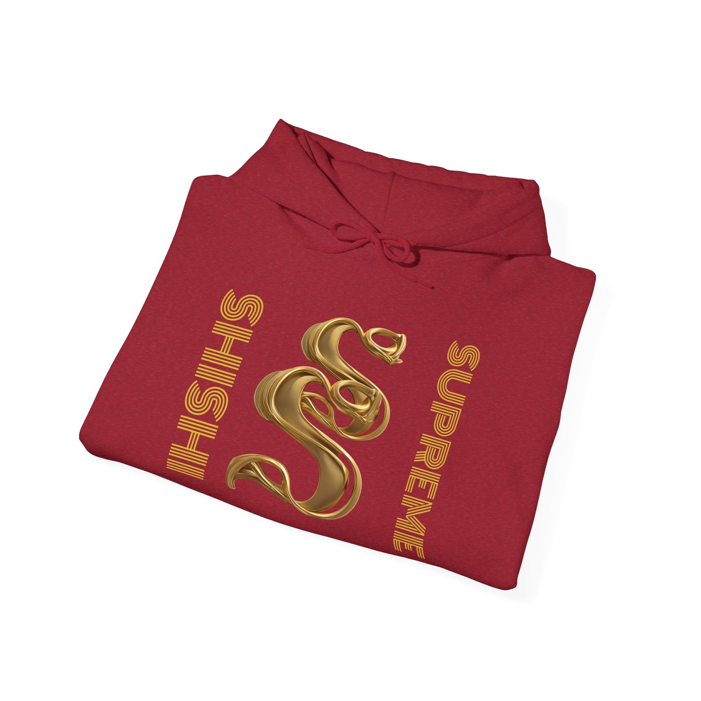 Gold Shishi Supreme Unisex Heavy Blend Hooded Sweatshirt | Stylish Streetwear for Casual Comfort
