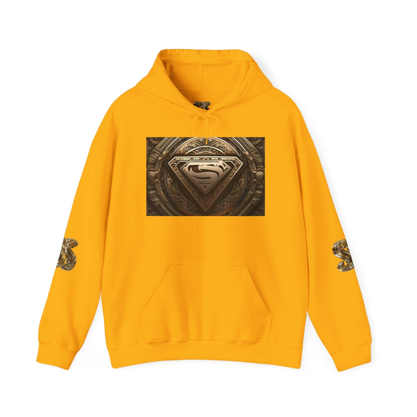 Superhero Heavy Blend™ Hoodie – Stylish Unisex Sweatshirt with Iconic Emblem