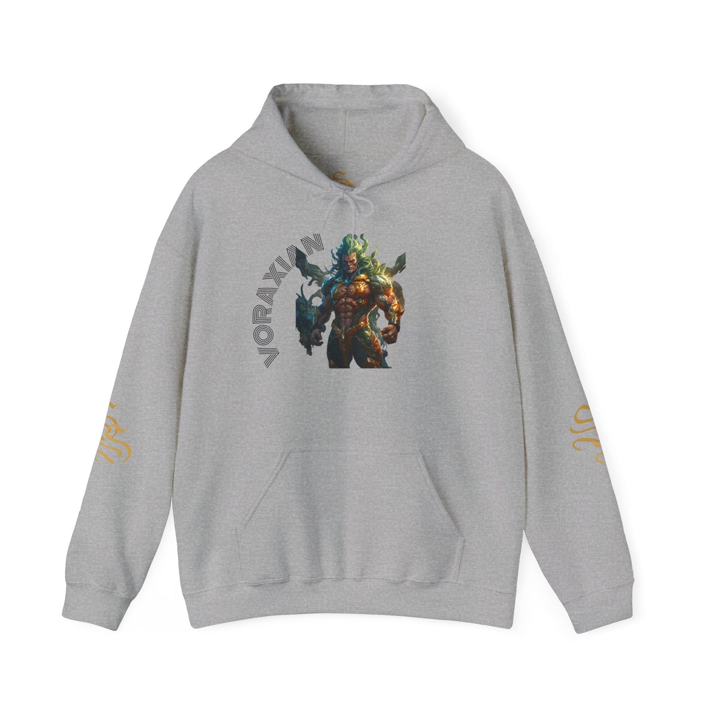 Fantasy Graphic Hoodie for Gaming Fans, Cozy Pullover with Unique Character Design, Perfect for Gifting, Casual Wear, and Celebrations