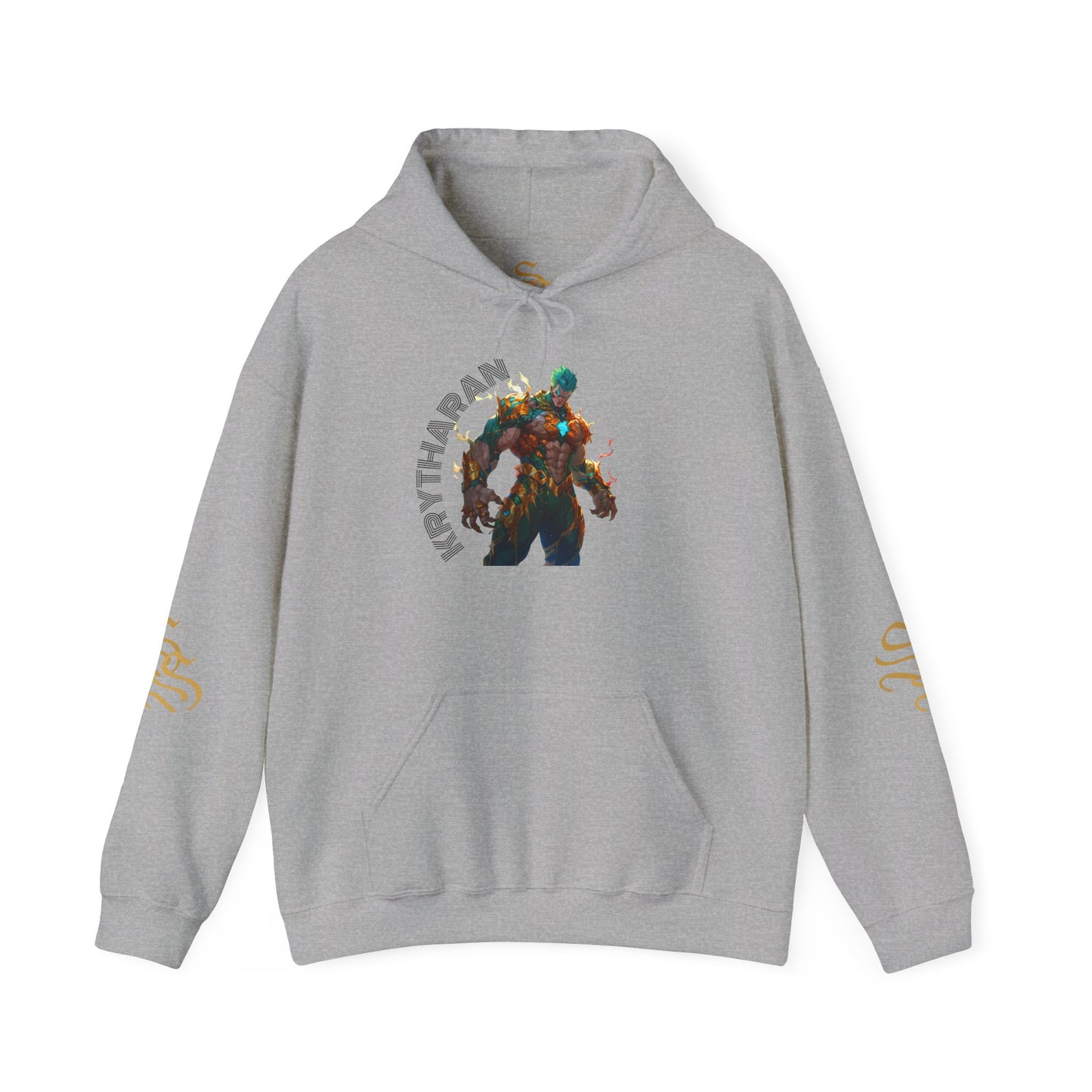 Mythical Creature Unisex Hooded Sweatshirt - Cozy Graphic Hoodie for Fantasy Lovers