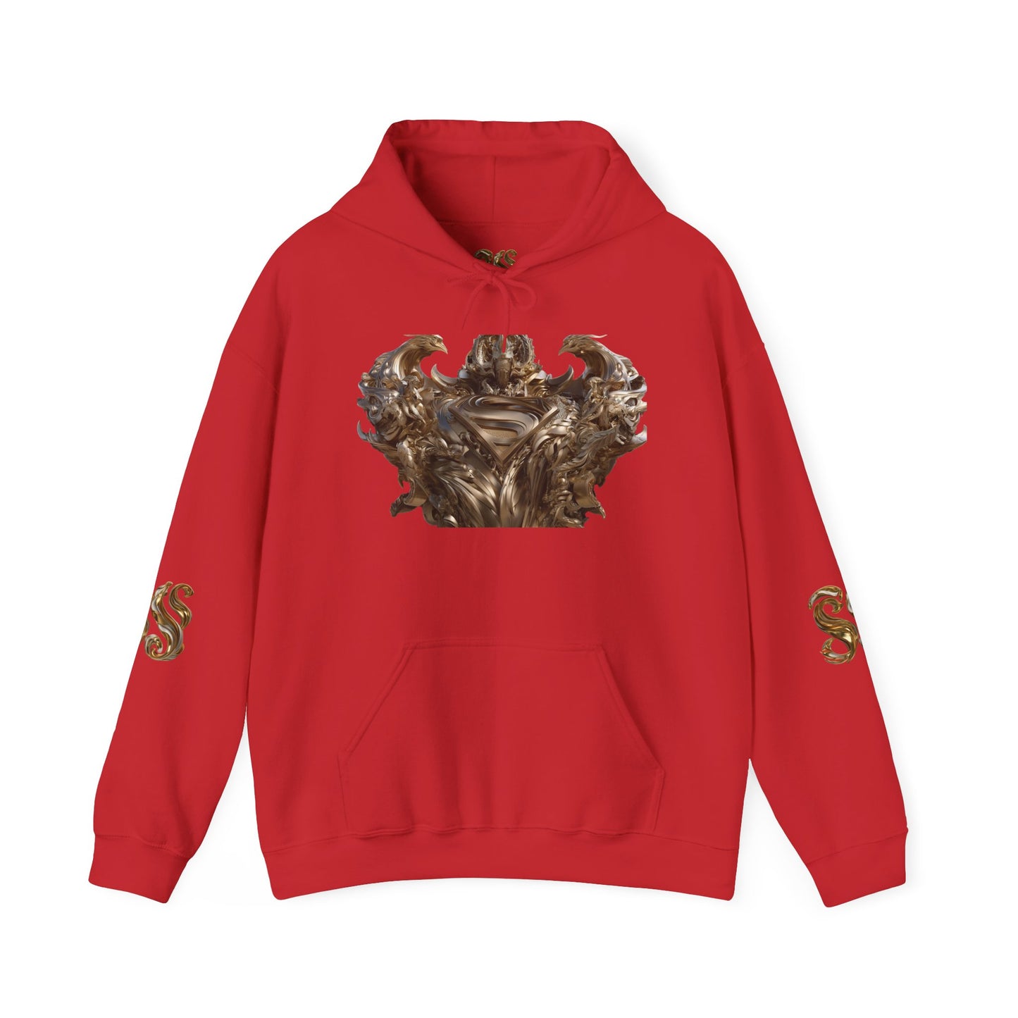 Epic Superhero Hoodie with Metallic Design - Unisex Heavy Blend™