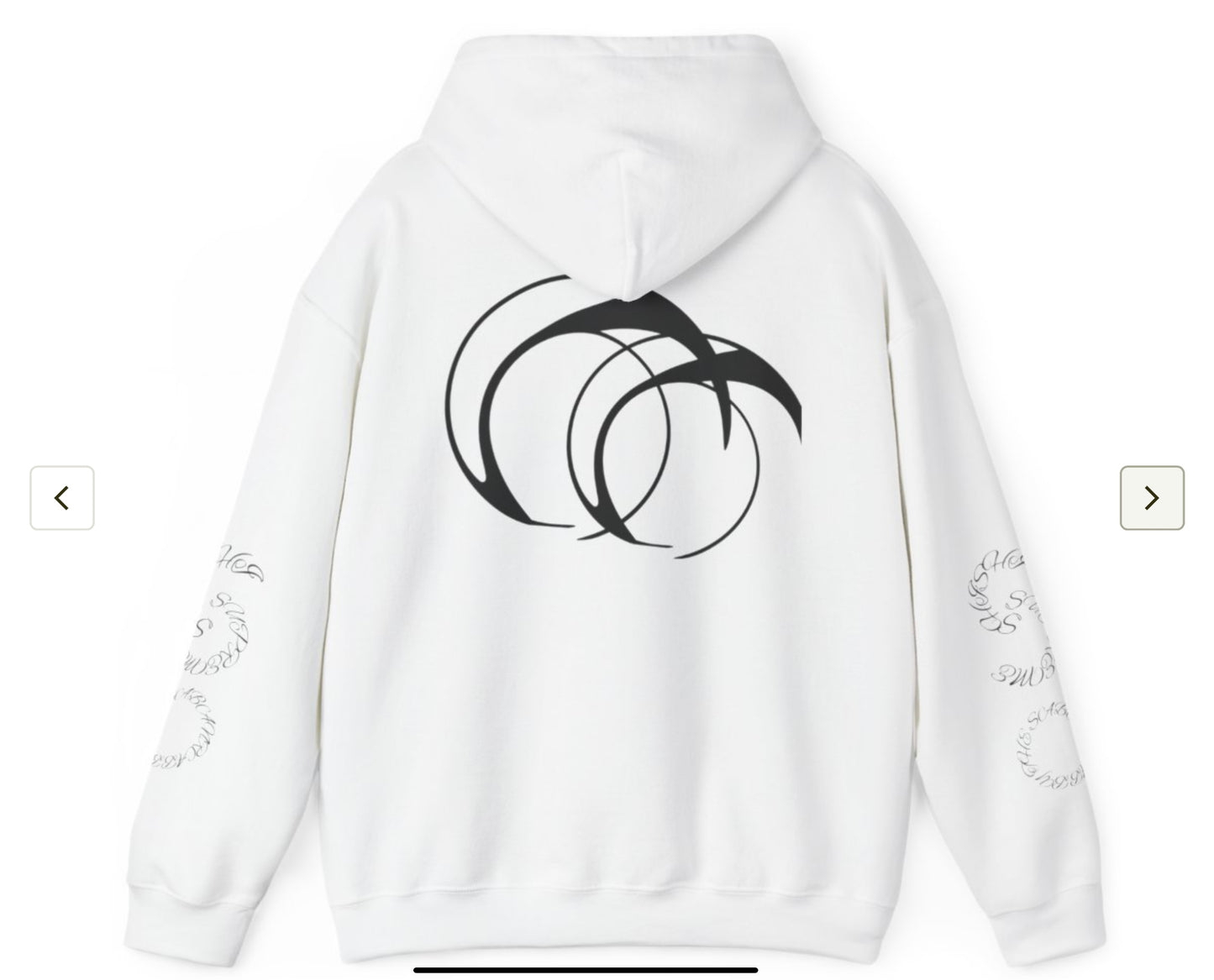 Golden Warrior Hoodie - Unisex Heavy Blend Sweatshirt with Artistic Design
