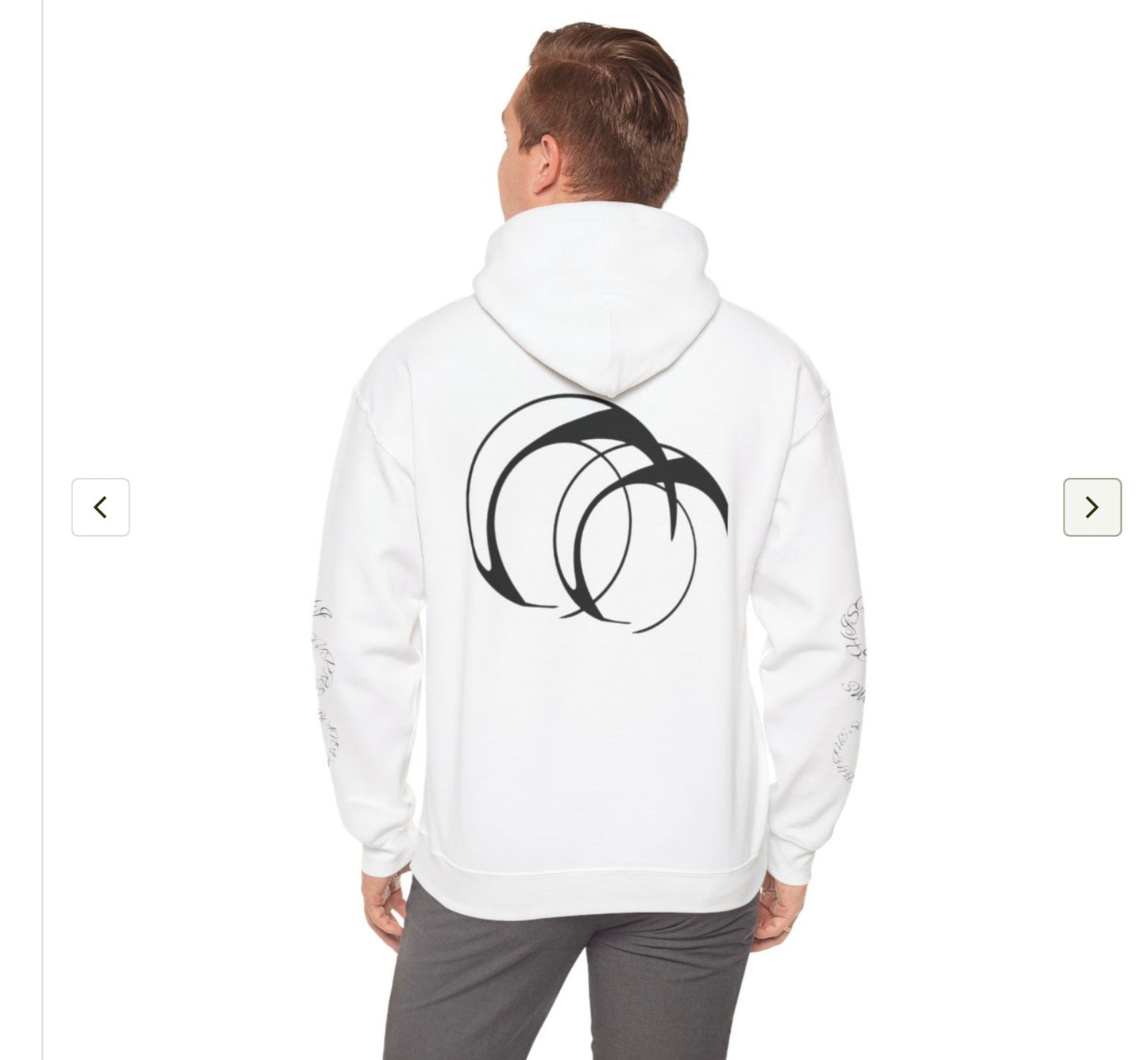 Golden Warrior Hoodie - Unisex Heavy Blend Sweatshirt with Artistic Design